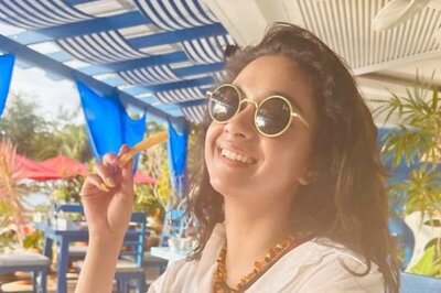 Actress Keerthy Suresh Enjoys Weekend With Fries, Check Out Her Casual Look