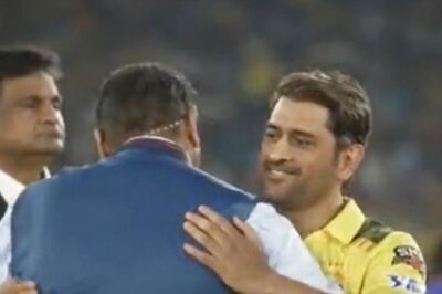 IPL 2023: Photo of Ravi Shastri Hugging Dhoni Before GT vs CSK Match Leaves Fans Emotional