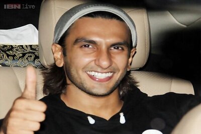 Snapshot: Ranveer Singh wears a black T-shirt with the word 'sexy' written on it in Hindi
