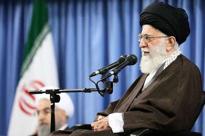 Iran's Ayatollah Ali Khamenei Rebuffs Rouhani's Detente Policy Ahead Of Vote