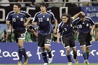 Argentina crush Serbia & Montenegro