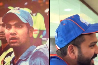WATCH: Rohit Sharma Hilariously Reacts To His Old Picture In Mumbai Indians Dressing Room