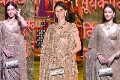 Ananya Panday Exudes Grace in Tarun Tahiliani's 'Otherworldly' Saree at Ambani’s Ganpati Darshan