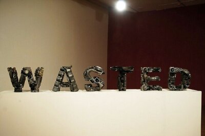 Artist Asim Waqif Makes Rich People Decorate Their Living Rooms with Trash