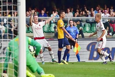 Spectacular Rafael Marques own goal sets up AC Milan win