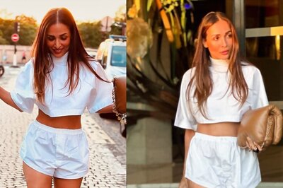 Malaika Arora's Golden Hour Moment In White Co-ord Set Is Every Woman's Dream