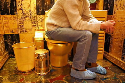 Fully Functional Gold Toilet to Be Installed at US Museum