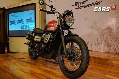 Triumph Street Scrambler Launched in India For Rs 8.10 Lakh