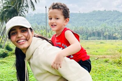 Popular Kannada Actress Sapthami Gowda Shares Adorable Pics With Her Son