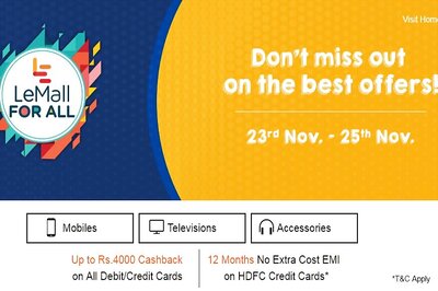 LeEco's LeMall for All Sale Brings Back Discounts on Le Max 2, Le 2, Super TVs and Accessories