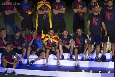 UEFA fine Barcelona for Catalan flags in Champions League final