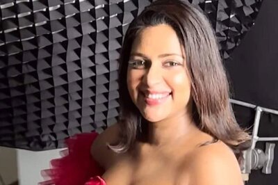 Actress Amala Paul Shows Off Her Baby Bump In Off-shoulder Green Gown