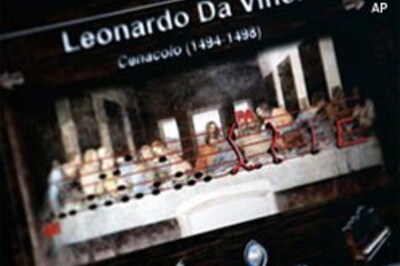 Da Vinci hid music composition in Last Supper