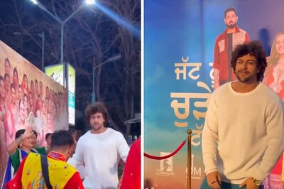 Shalin Bhanot Shows Off His Bhangra Skills At Sargun Mehta’s Jatt Nuu Chudail Takri Screening