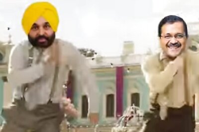 Watch: Naatu Naatu With A Twist; Arvind Kerjiwal, Bhagwant Mann Replace Ram Charan, NTR Jr