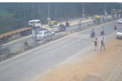 Caught On Cam | Unable To Overtake, Two-wheeler Rider In Bengaluru Shatters Car Window, Injures Child