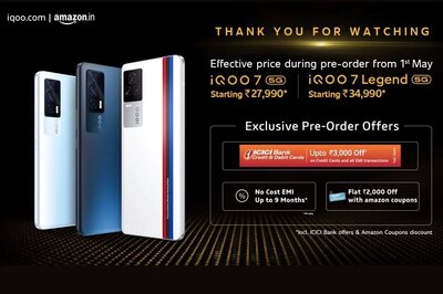 iQoo 7 5G, iQoo 7 Legend Gaming Smartphones Launched in India: Price, Specifications and More