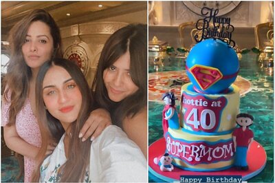 New Mom Anita Hassanandani Celebrates 40th Birthday with Ekta Kapoor and 'Hottie at 40' Cake