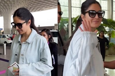 Katrina Kaif Rocks Denim on Denim Look At The Airport, Fans Call Her ‘Queen’; Watch