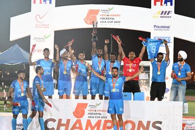 Indian Men's Hockey Team Beat Pakistan in Thrilling Final to Win Inaugural Men's Hockey5s Asia Cup