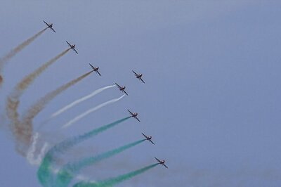 Massive IAF Air Show In Chennai Steals Hearts, Breathtaking Display Dominate Marina Sky