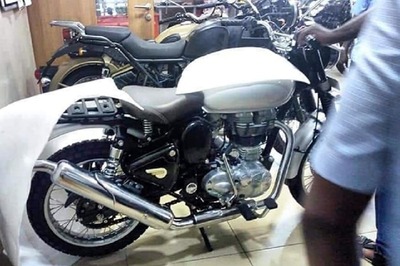 Royal Enfield Classic Scrambler Spotted at Dealership In India