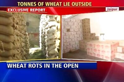 FCI godown full of liquor, wheat kept out