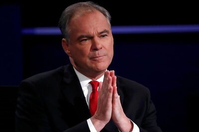 Democratic V-P Nominee Tim Kaine Casts Vote, Lauds Heavy Turnout