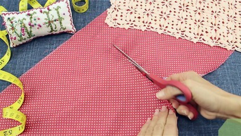 How to Sew Crochet to Fabric