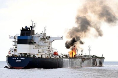 'We Are On Fire': UK Oil Tanker Sends Distress Message After Houthi Attack; Indian Navy Responds