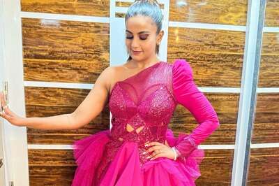 Namratha Gowda Looks No Less Than A Barbie In Fuschia Pink Ruffle Dress