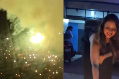 Watch: Bhojpuri Actress Rani Chatterjee’s Narrow Escape on Diwali Night
