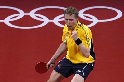 London 2012 Table Tennis: Persson's road ends