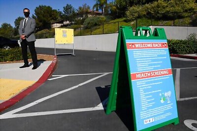Hugs As California Public School Returns To Class In Person