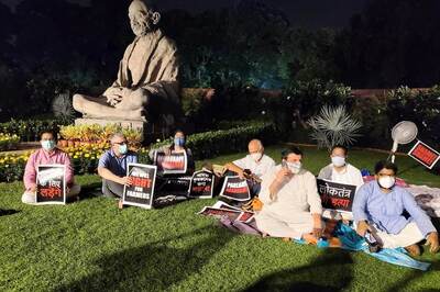 'Muting of Democratic India': 8 MPs Suspended Over Farm Bills Row Refuse to Leave RS After Adjournment