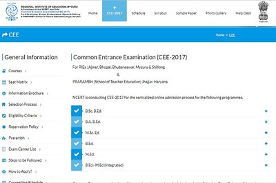 NCERT CEE 2017 RIE B.Sc. B.Ed/ B.A. B.Ed / M.Sc.Ed Results Declared on ncert-cee.kar.nic.in/