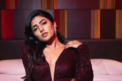 Tollywood Actress Eesha Rebba Looks Ravishing In Maroon Cut-Out Gown