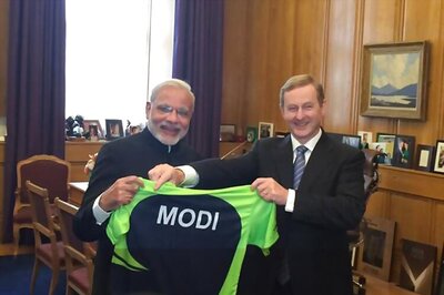 PM Modi gifted cricket jersey and hurley on maiden visit to Ireland