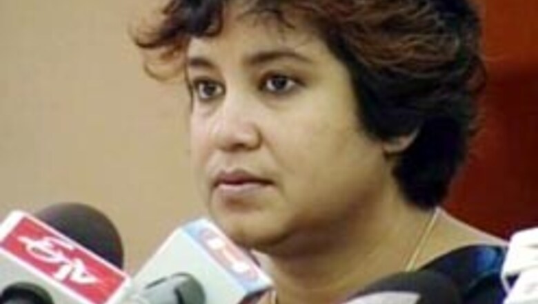 Taslima to leave India tonight, may go to Sweden