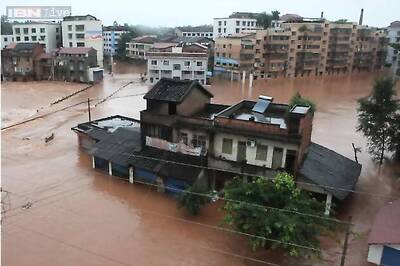 About 720,000 people affected in China rains