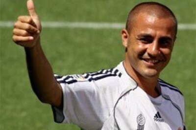 Cannavaro unveiled at Real Madrid