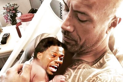 Dwayne 'The Rock' Johnson Pokes Fun at Kevin Hart with Baby Yoda Meme