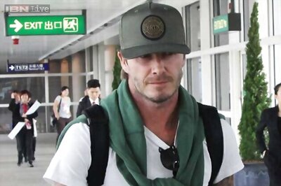 David Beckham, son involved in car crash