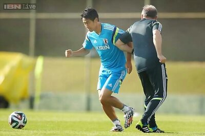Japan counting on Keisuke Honda, Shinji Kagawa at football World Cup