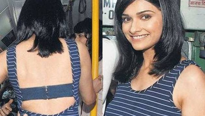 Prachi got stripey and strappy