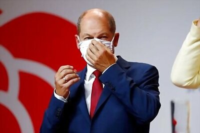 Germany's Scholz Condemns Far-right Flags Outside Parliament