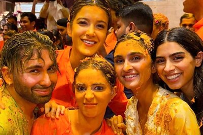 Ananya, Shanaya, Khushi Party With Orry At Anant Ambani And Radhika Merchant's Haldi Ceremony | Photos