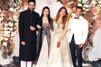 SRK, Salman, Bachchans Attend Bipasha-Karan's Wedding Reception