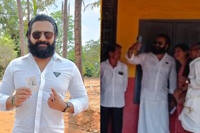 Karnataka Election: Kantara Star Rishab Shetty Stands in Queue to Cast Vote, Clicks Selfie With Fans