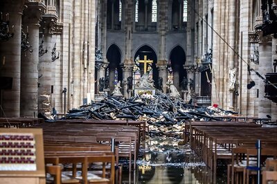 Paris's Notre-Dame Cathedral to Celebrate First Mass Two Months After Fire
